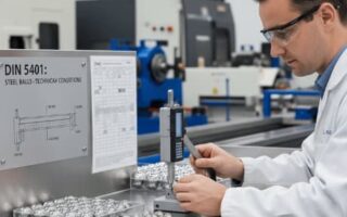 Como a Norma DIN 5401 garante a padronização das esferas de aço