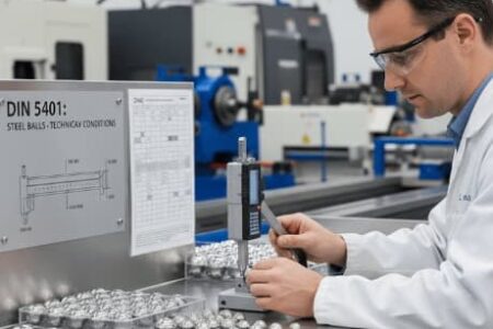 Como a Norma DIN 5401 garante a padronização das esferas de aço